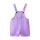 2208紫色背带裤
