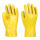 黄色168耐酸碱手套26cm