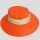环卫帽：（盆帽-橘色）
