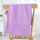 5条装优质切边毛巾紫色