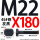 M22X180【45#钢T型】