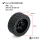 65mm黑色橡胶轮胎