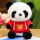 熊猫 -红卫衣