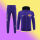 75周年湖人紫色套装