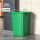 100L绿色正方形无盖垃圾桶