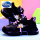 8801-1[黑色单鞋]卡通运动鞋