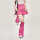 玫粉色短裙（防走光）+腿套