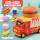 红色汉堡餐车+6食玩道具