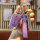 A款折叠3键:香芋紫(单套+H标镶