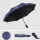 奥迪自动三折藏兰伞 遮阳遮雨