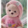 粉色贝雷帽+毛衣+白色小熊