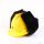 黄安全帽+通用黑绒款内胆