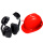 红安全帽+代尔塔103008型耳罩 （新国标ABS