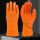橘色耐油耐磨手套(3双)