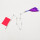 紫色彩布半斤九节鞭单鞭