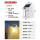 (白框)太阳能防水壁灯2只装(照亮