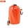 雨衣橙色含袋登山扣救生哨