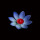 10个蓝色【12CM】单层花瓣
