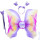 蝴蝶翅膀三件套（紫色）