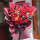 【岁月静好】19朵红玫瑰红色康乃馨花束