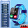 10代-蓝色触屏电话手表