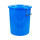 60L桶带盖蓝色可装116斤水