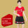 T1107大红短袖+6015黑裙
