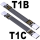T1C-T1B 13P 无电阻