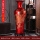 水晶釉金沙牡丹*1.25米花瓶dai木