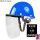 D42-安全帽(蓝色)+支架+透明屏