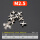 304不锈钢M2.5十字扣(100个)