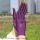 绣花3双紫色