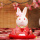 【红色招福坐兔】&高8.5cm