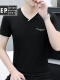 广州十三行T恤-Q-YP-D7033-黑色