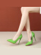 绿色12厘米（超细跟） 红鞋底