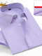 D08-1 长袖紫色条纹