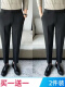 2件装-(黑色长裤+黑色长裤)