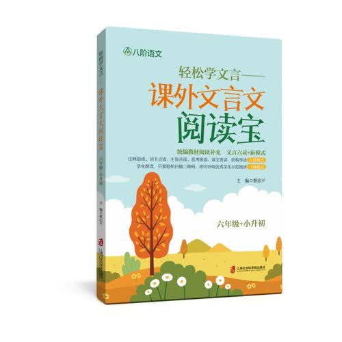 轻松学文言 课外文言文阅读宝 六年级+小升初封面
