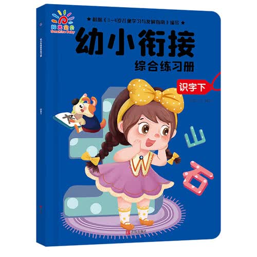 幼小衔接综合练习册：识字下封面