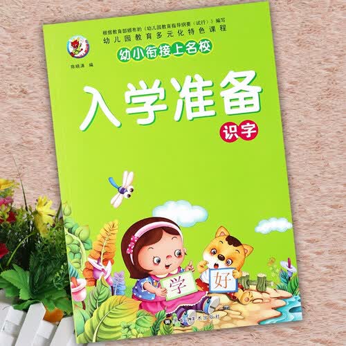 学前教育幼小衔接上名校入学准备识字封面