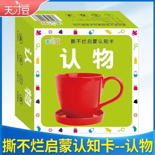 学前 天才豆幼儿启蒙认知卡-认物封面