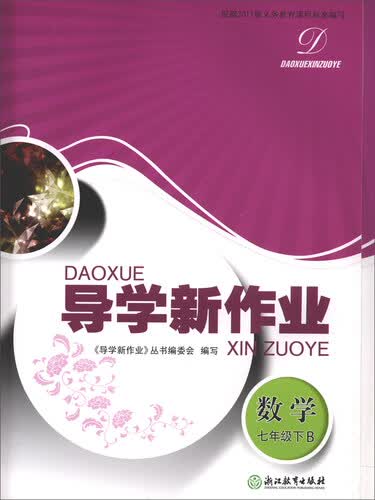 数学（七年级下 套装共2册）/导学新作业封面