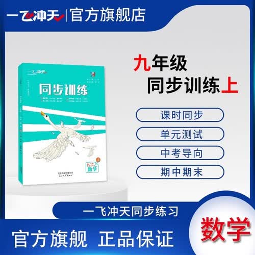 2025秋一飞冲天初中同步训练课时作业九年级数学上册封面
