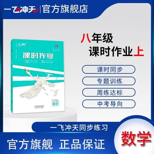 2025秋一飞冲天初中同步训练课时作业八年级数学上册人教版封面