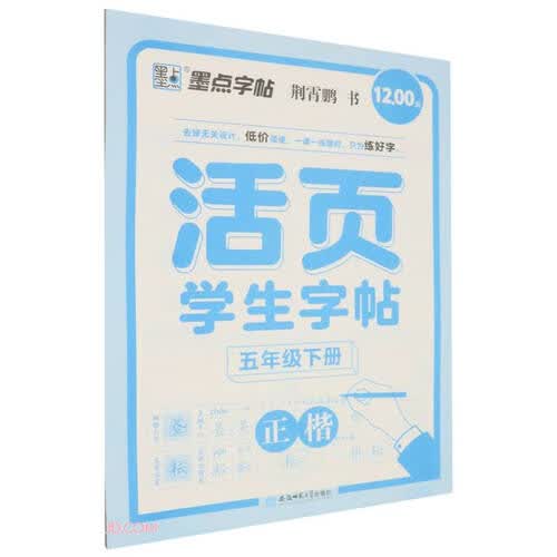 活页学生字帖(5下正楷)封面