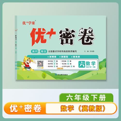 25下优+密卷6年级 数学（N冀教）封面