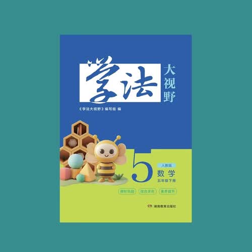 学法大视野 数学五年级下册（人教版）封面