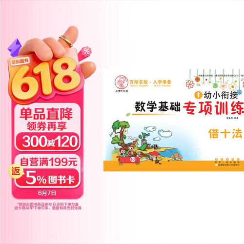 幼小衔接 数学基础专项训练 借十法封面