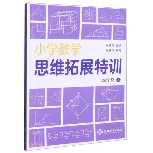小学数学思维拓展特训 四年级下封面