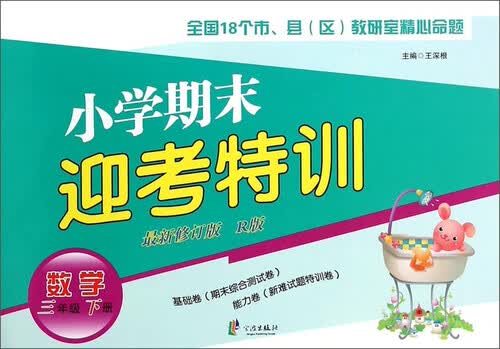 小学期末迎考特训：数学（三年级下册 新修订版 R版）封面